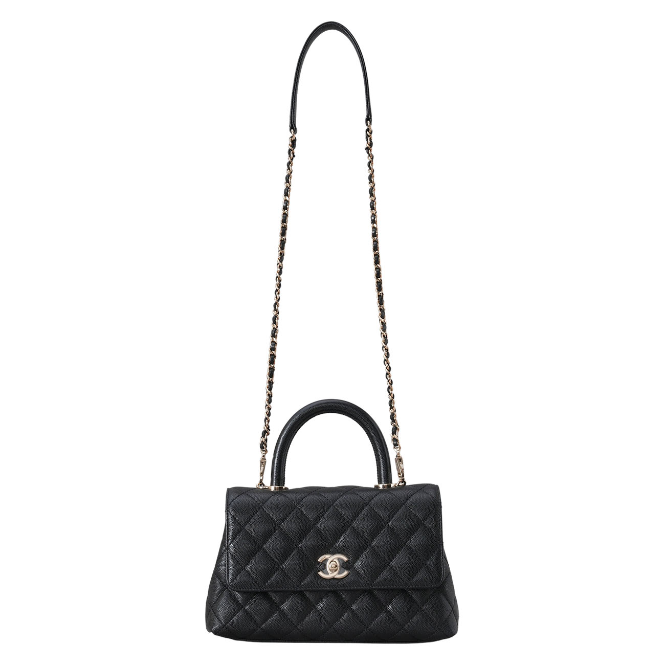 CHANEL(USED)샤넬 캐비어 코코핸들 스몰