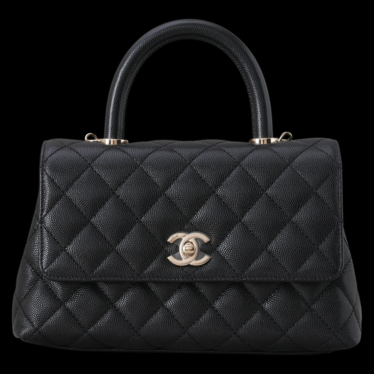 CHANEL(USED)샤넬 캐비어 코코핸들 스몰