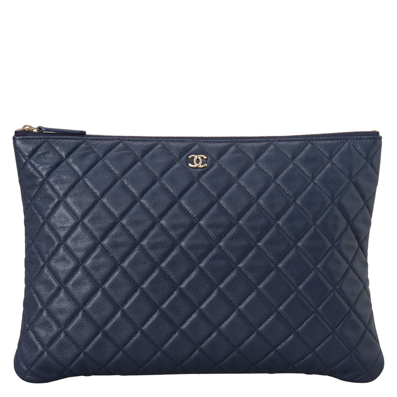 CHANEL(USED)샤넬 캐비어 클래식 클러치 라지