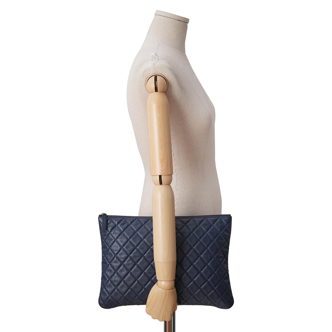 CHANEL(USED)샤넬 캐비어 클래식 클러치 라지