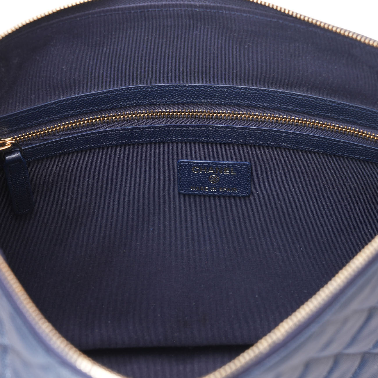 CHANEL(USED)샤넬 캐비어 클래식 클러치 라지