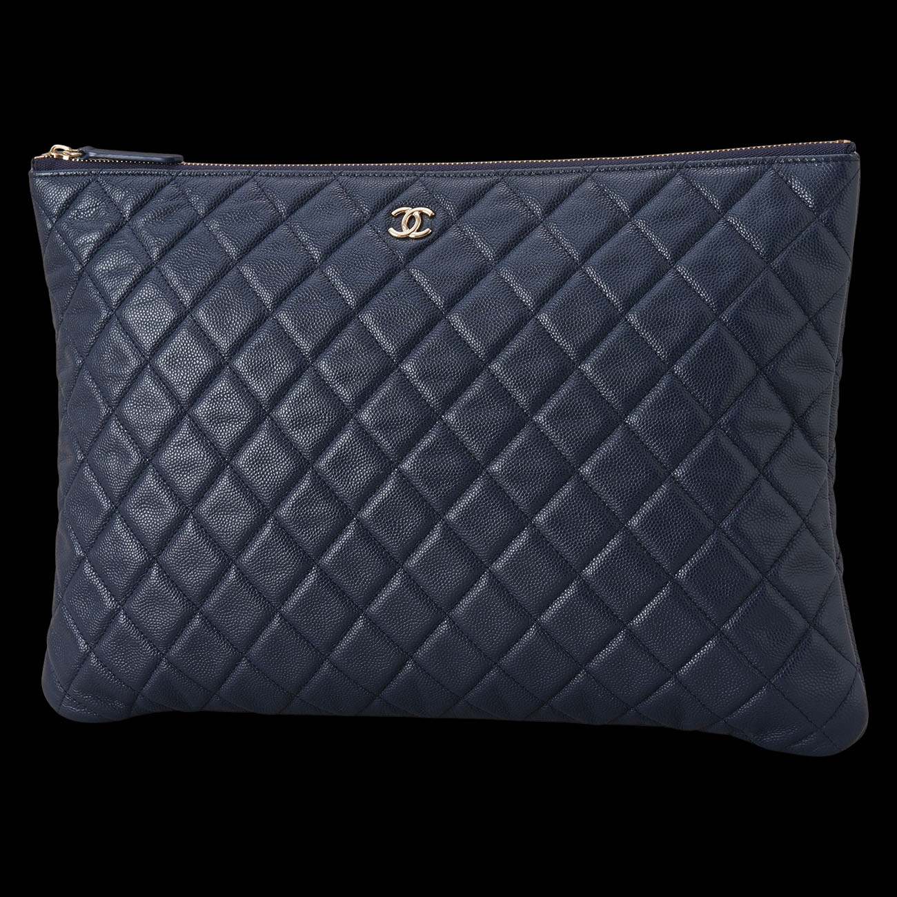 CHANEL(USED)샤넬 캐비어 클래식 클러치 라지