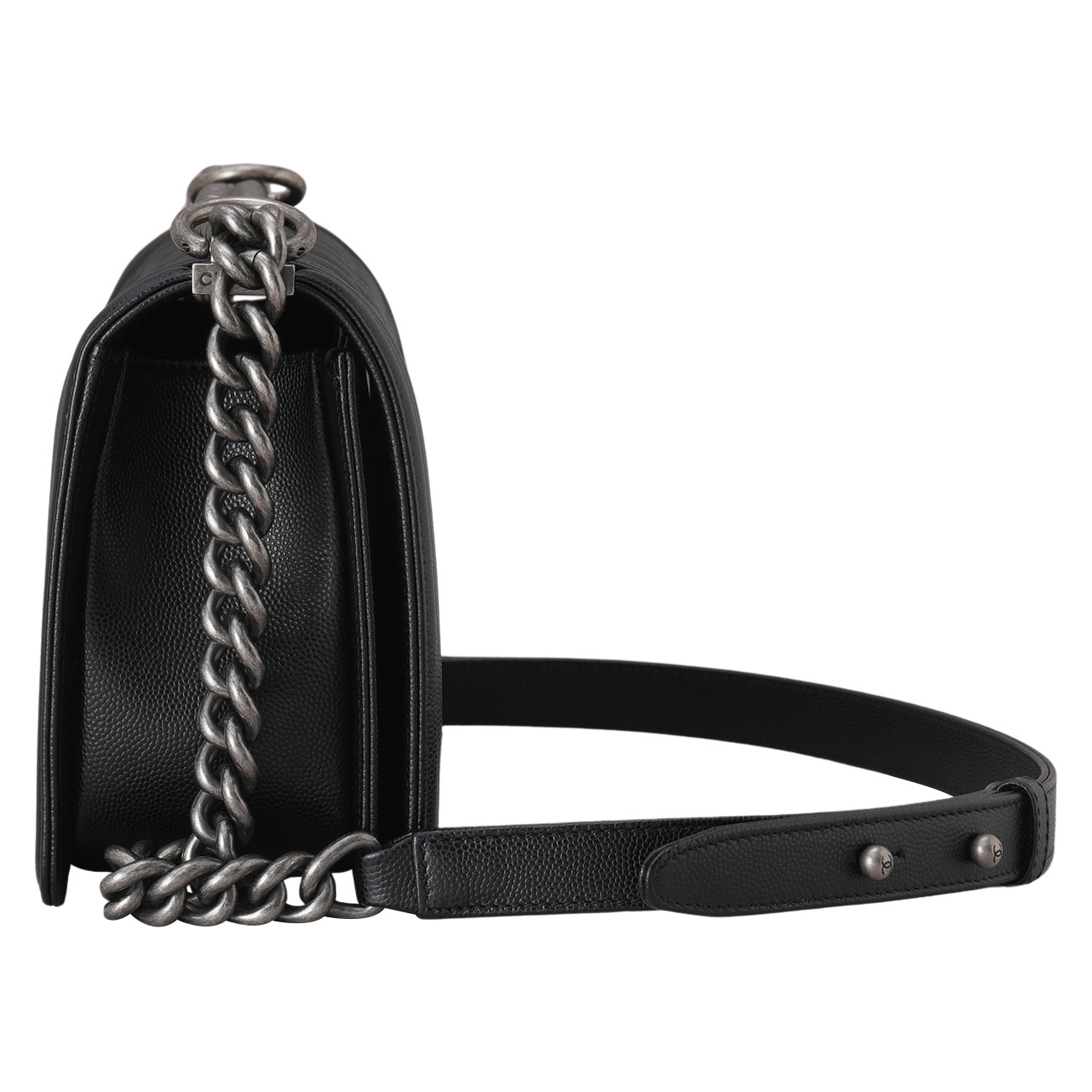 CHANEL(USED)샤넬 캐비어 보이샤넬 미듐 플랩백