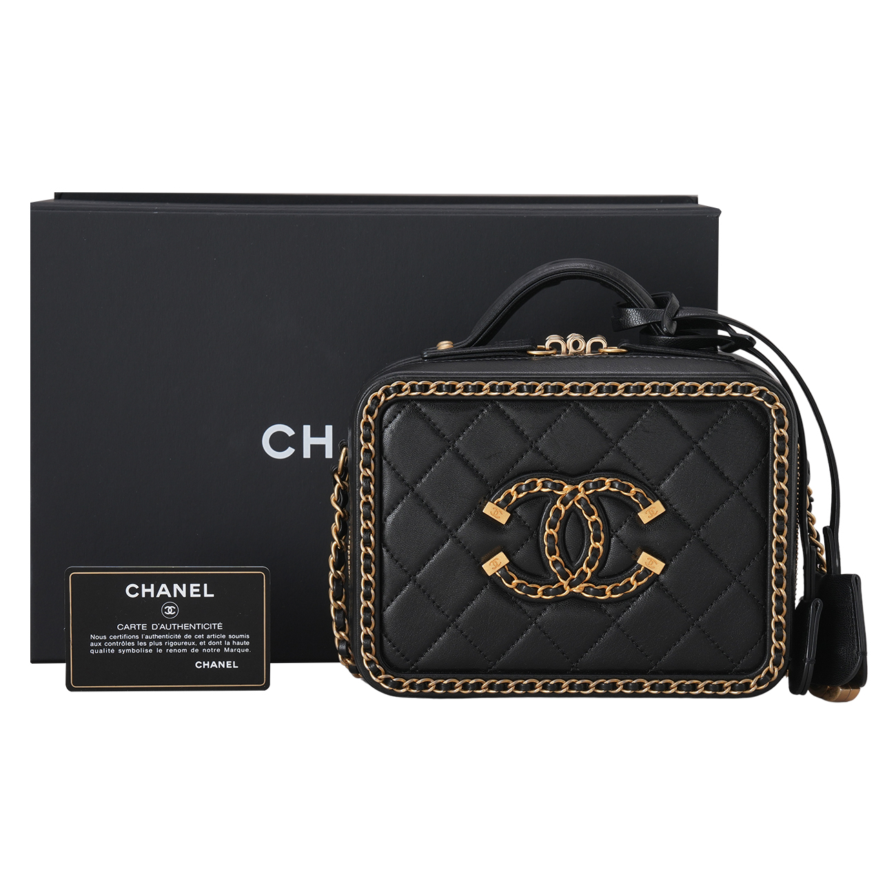 CHANEL(USED)샤넬 AS1785 시즌 필리그리 어라운드 체인 베니티 숄더백