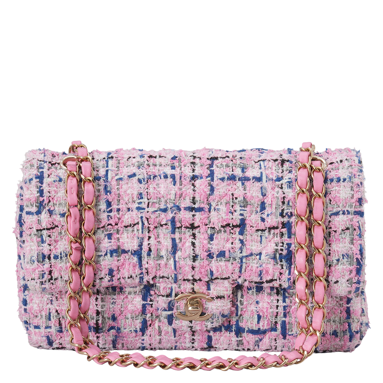 CHANEL(USED)샤넬 트위드 클래식 미듐 플랩백