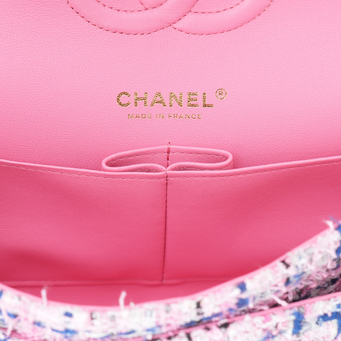 CHANEL(USED)샤넬 트위드 클래식 미듐 플랩백