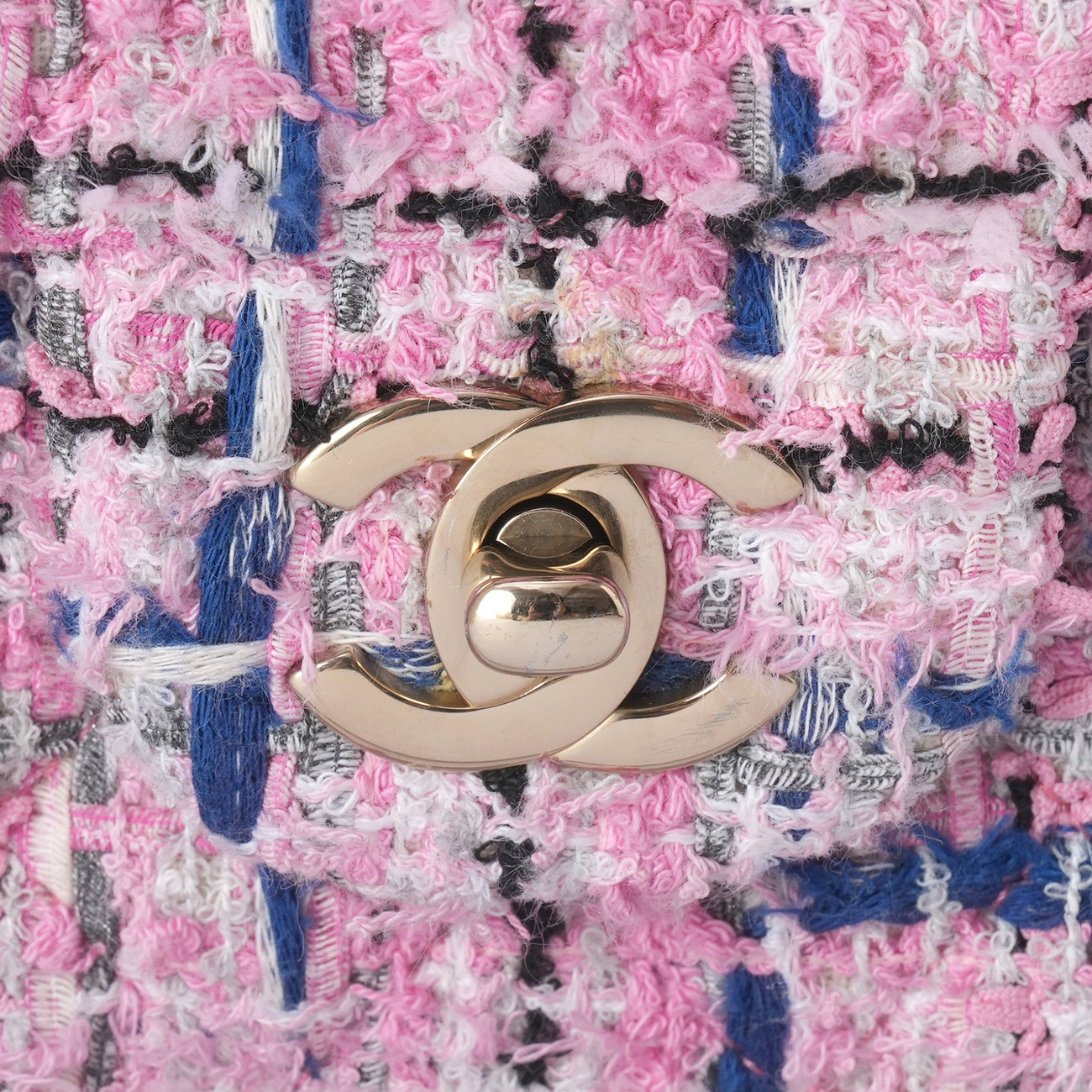 CHANEL(USED)샤넬 트위드 클래식 미듐 플랩백