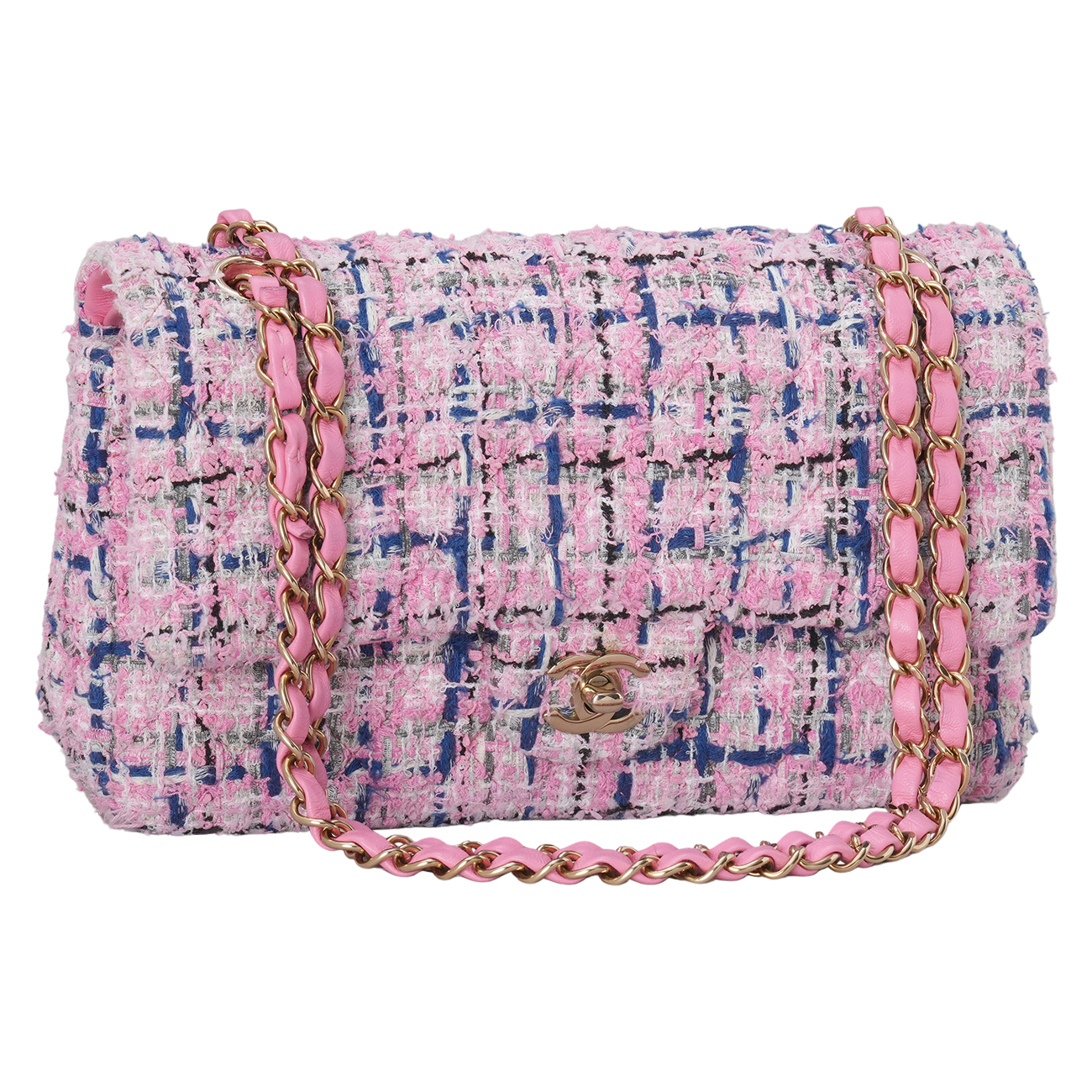 CHANEL(USED)샤넬 트위드 클래식 미듐 플랩백