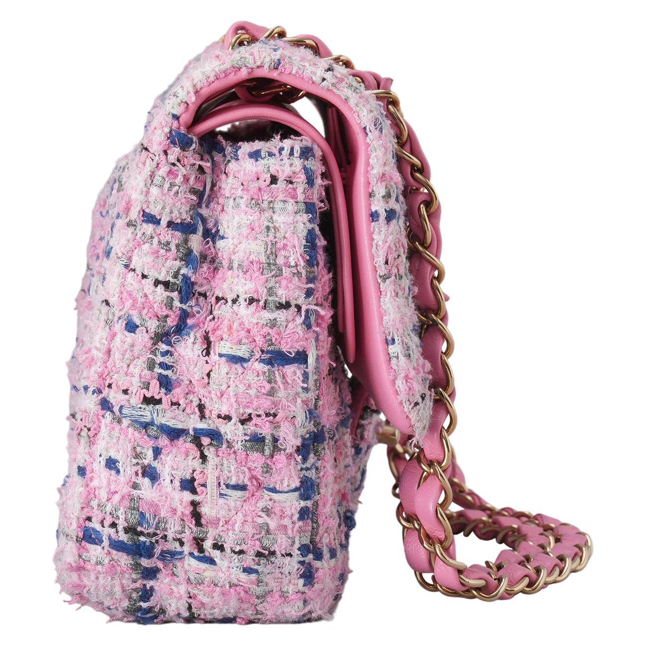 CHANEL(USED)샤넬 트위드 클래식 미듐 플랩백