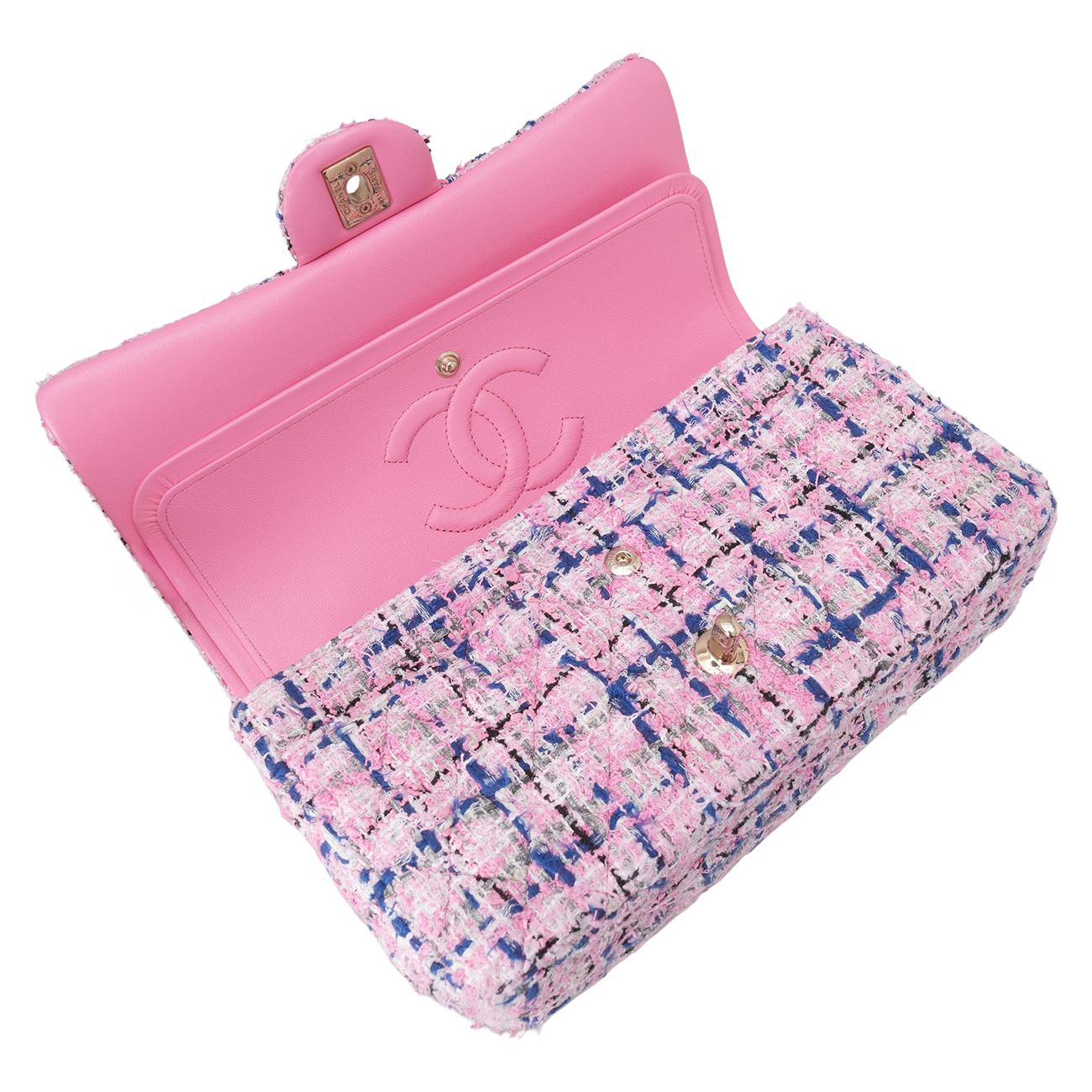 CHANEL(USED)샤넬 트위드 클래식 미듐 플랩백