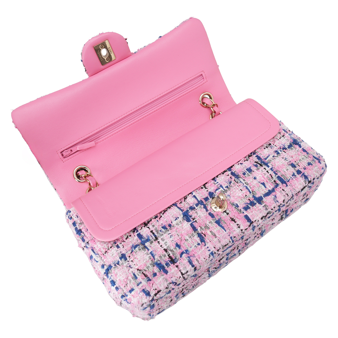 CHANEL(USED)샤넬 트위드 클래식 미듐 플랩백