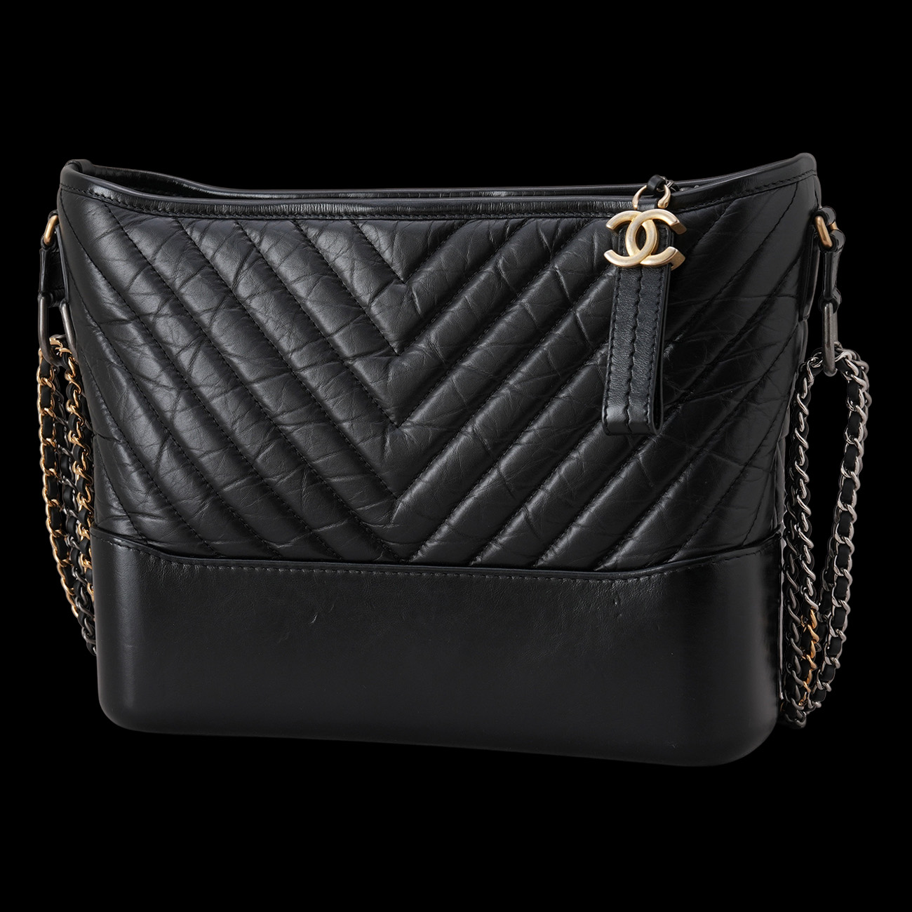 CHANEL(USED)샤넬 쉐브론 가브리엘 호보 미듐