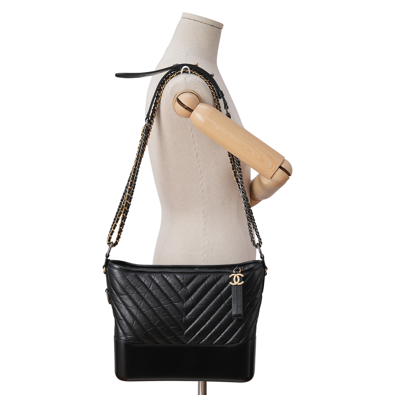 CHANEL(USED)샤넬 쉐브론 가브리엘 호보 미듐