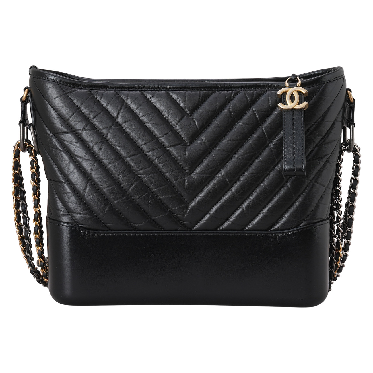 CHANEL(USED)샤넬 쉐브론 가브리엘 호보 미듐