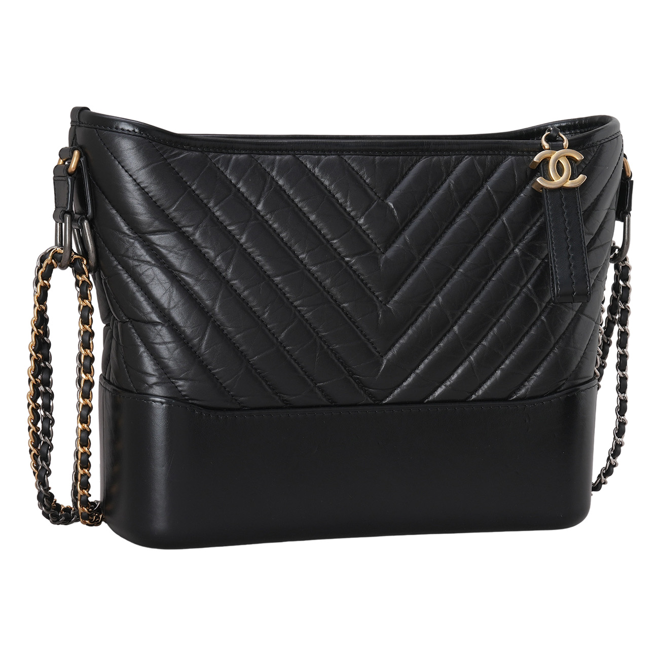 CHANEL(USED)샤넬 쉐브론 가브리엘 호보 미듐