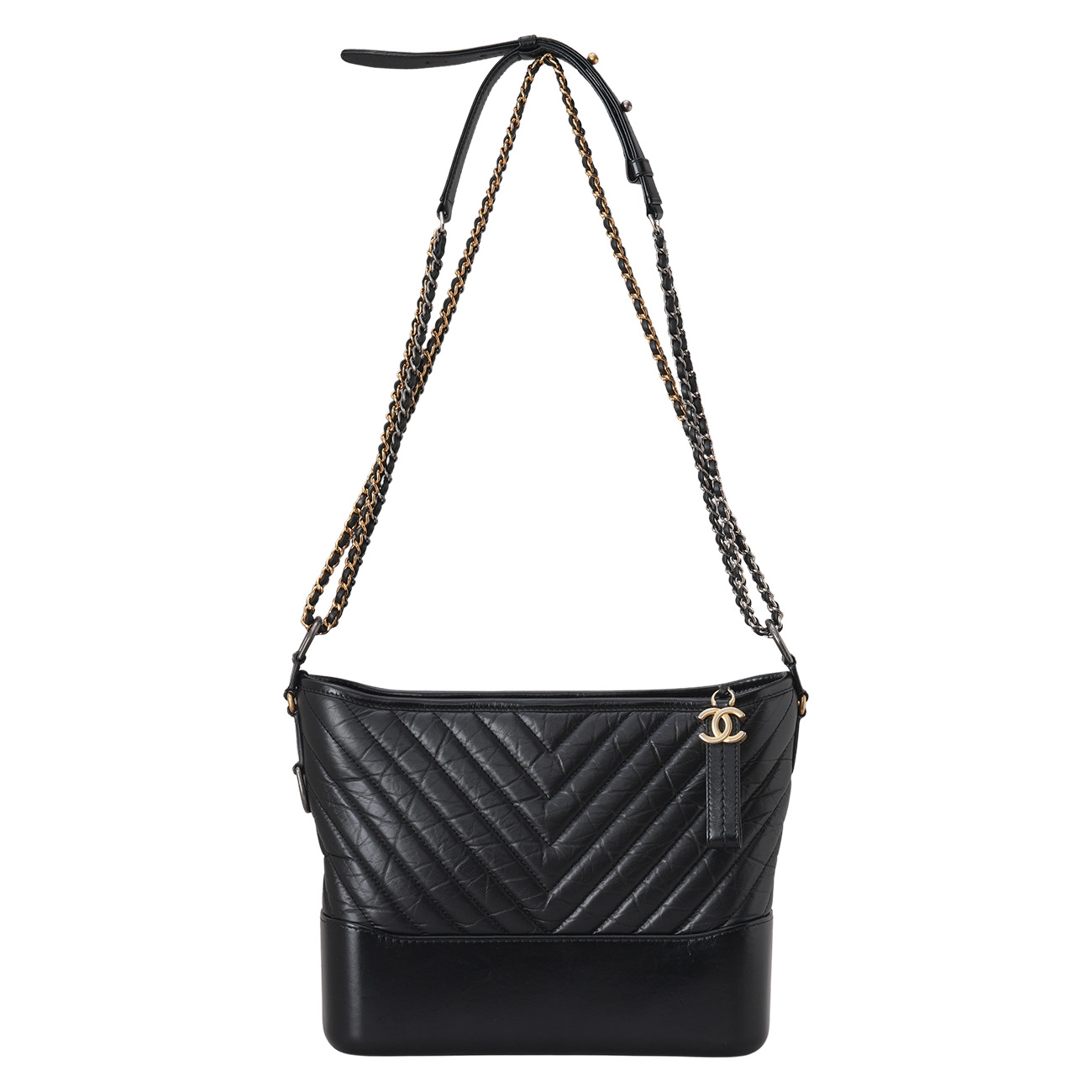 CHANEL(USED)샤넬 쉐브론 가브리엘 호보 미듐