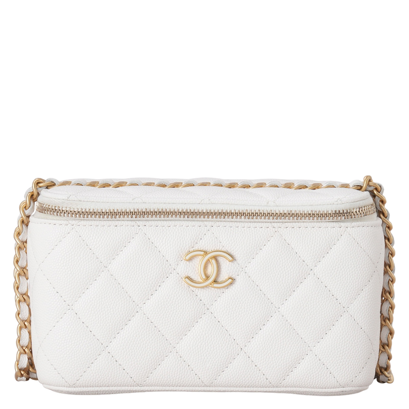 CHANEL(USED)샤넬 시즌 코스메틱 체인 백