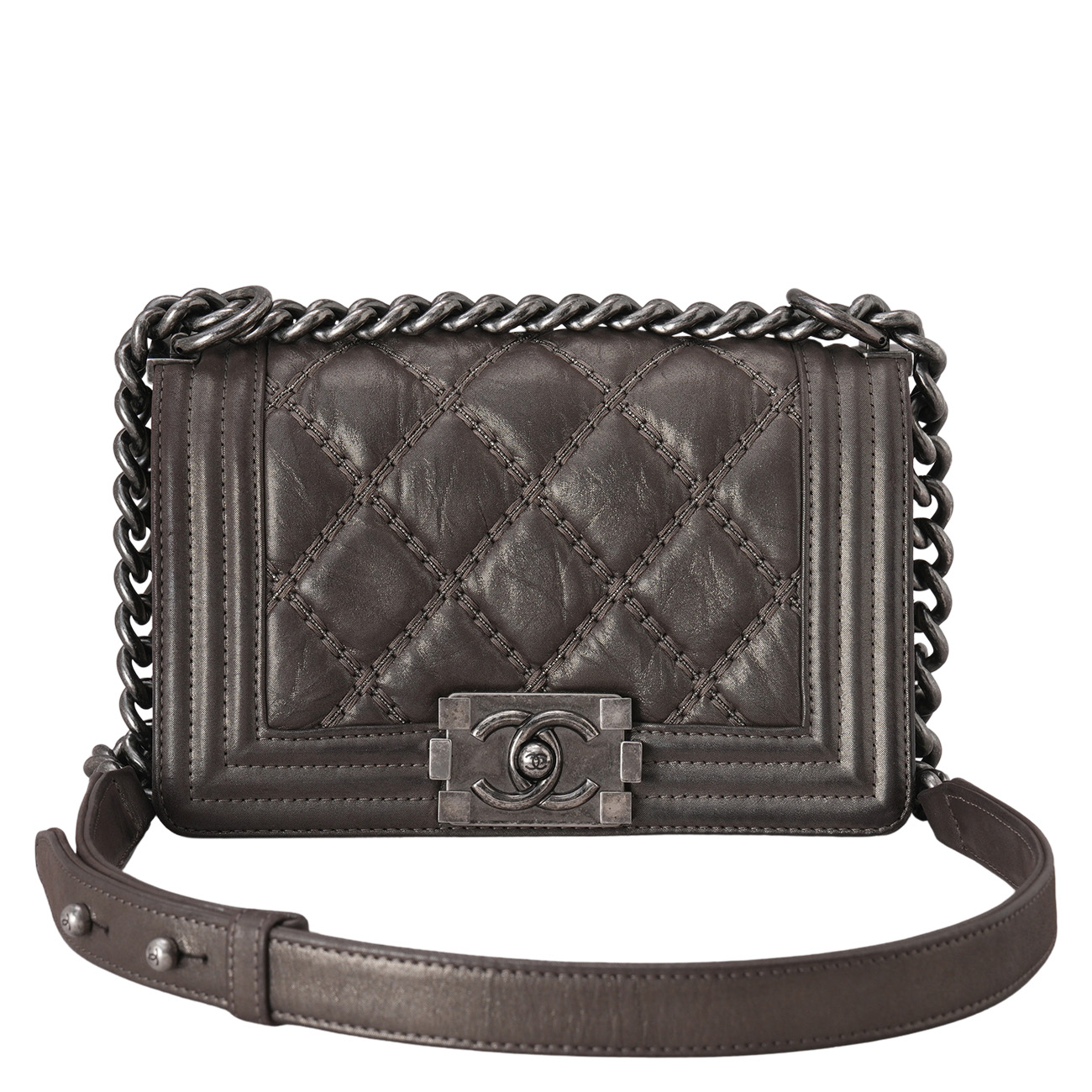 CHANEL(USED)샤넬 시즌 보이샤넬 스몰 백