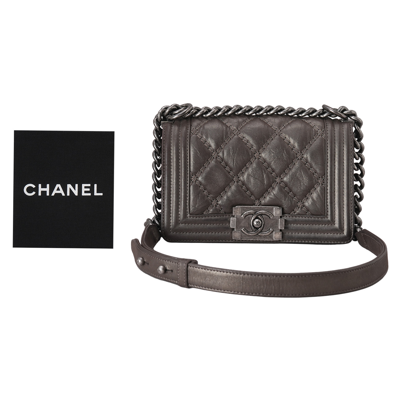 CHANEL(USED)샤넬 시즌 보이샤넬 스몰 백