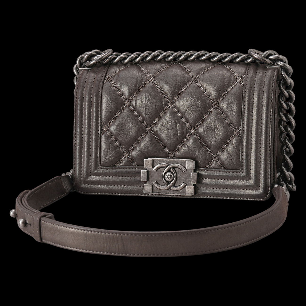 CHANEL(USED)샤넬 시즌 보이샤넬 스몰 백