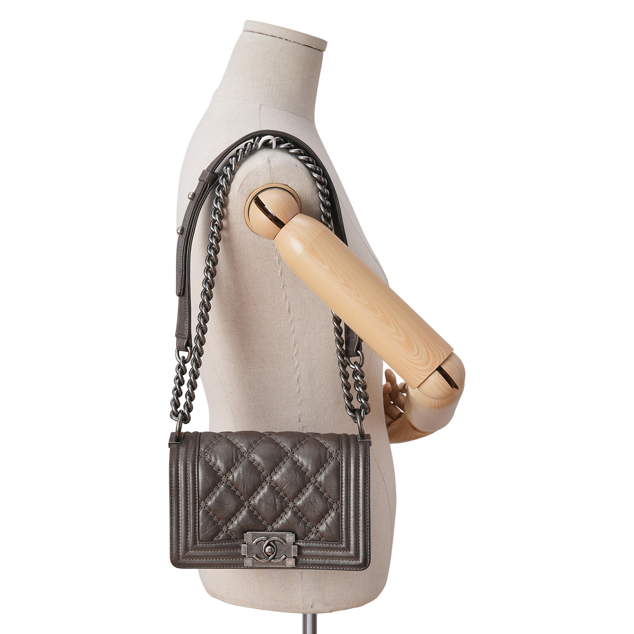 CHANEL(USED)샤넬 시즌 보이샤넬 스몰 백