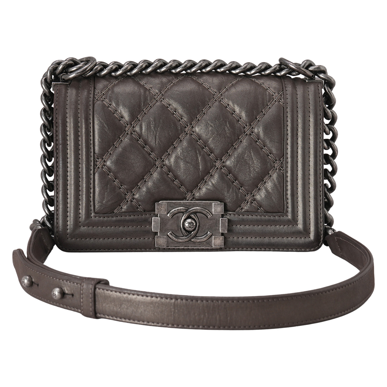 CHANEL(USED)샤넬 시즌 보이샤넬 스몰 백