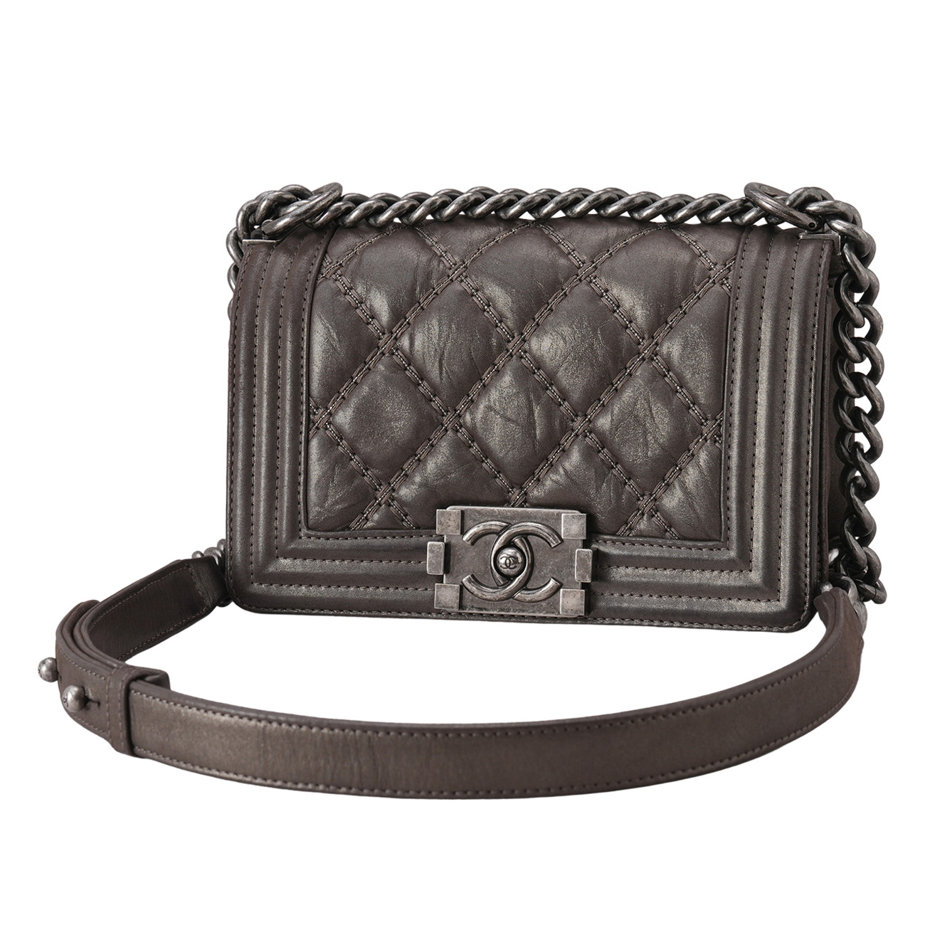 CHANEL(USED)샤넬 시즌 보이샤넬 스몰 백