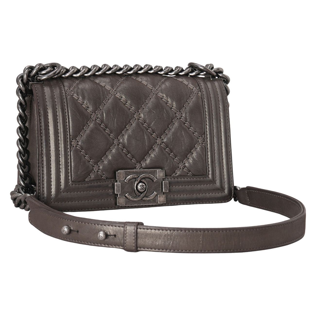 CHANEL(USED)샤넬 시즌 보이샤넬 스몰 백