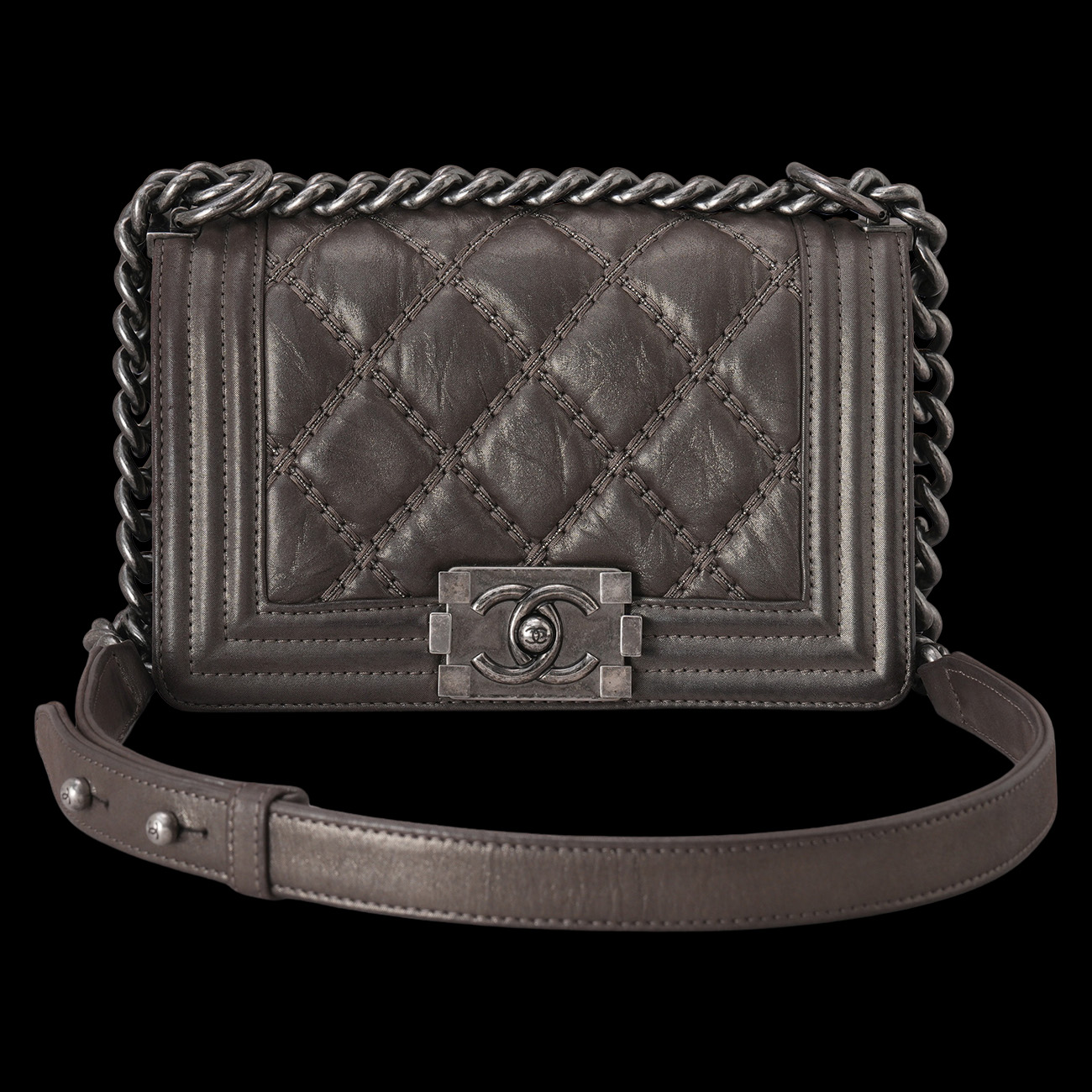 CHANEL(USED)샤넬 시즌 보이샤넬 스몰 백