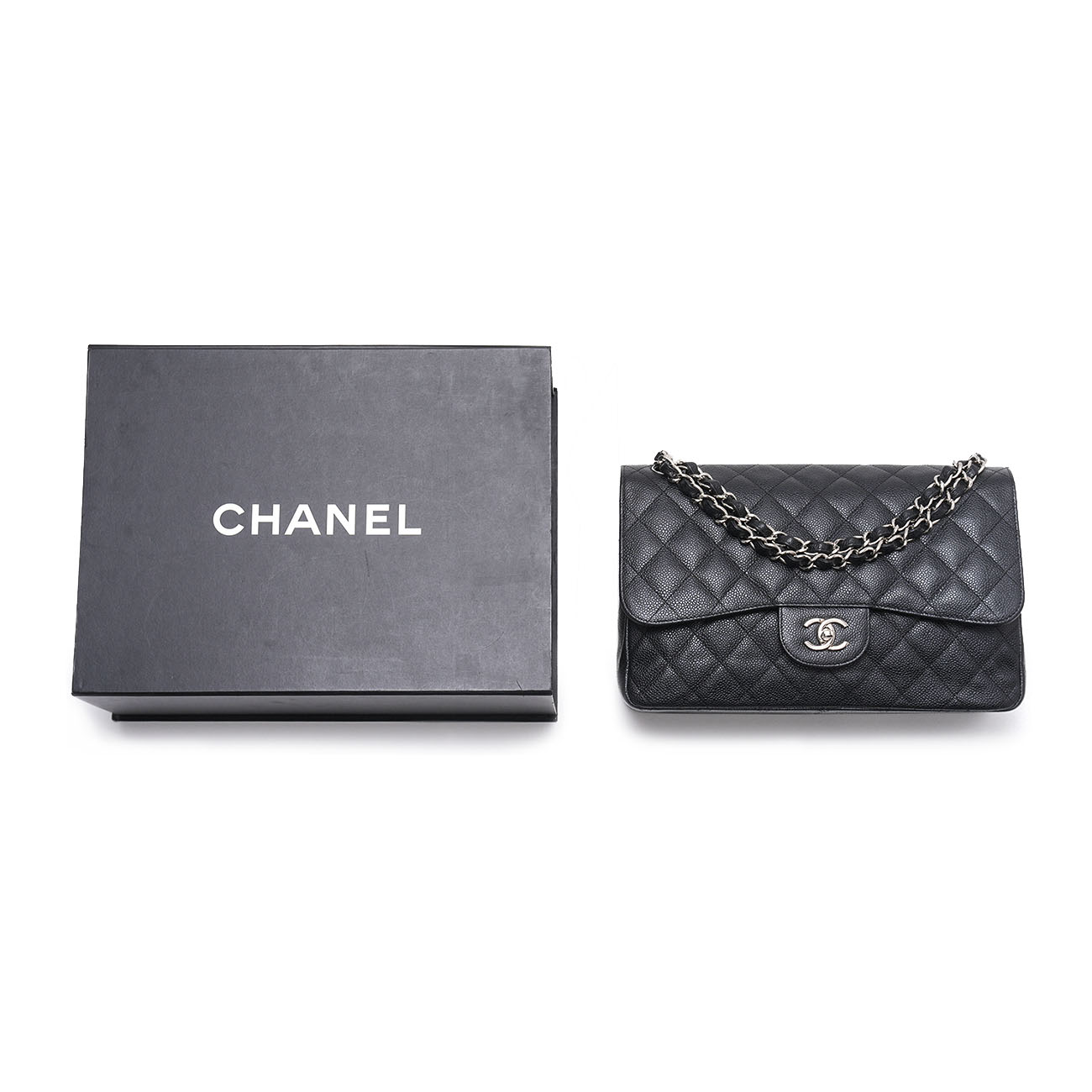 CHANEL(USED)샤넬 캐비어 클래식 라지 플랩백