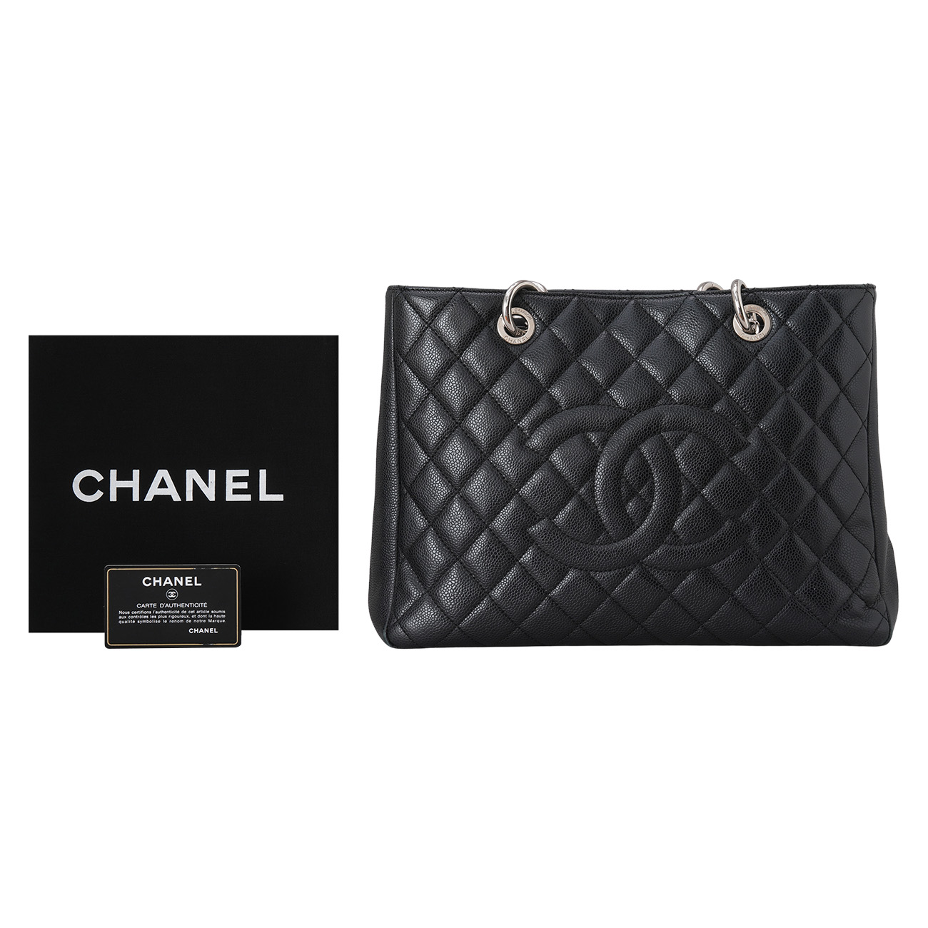 CHANEL(USED)샤넬 캐비어 그랜드샤핑