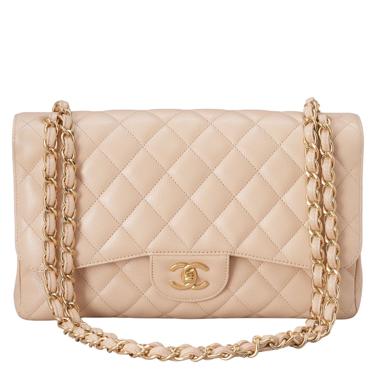 CHANEL(USED)샤넬 캐비어 클래식 점보 플랩백