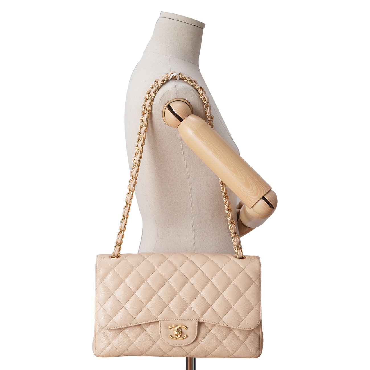 CHANEL(USED)샤넬 캐비어 클래식 점보 플랩백