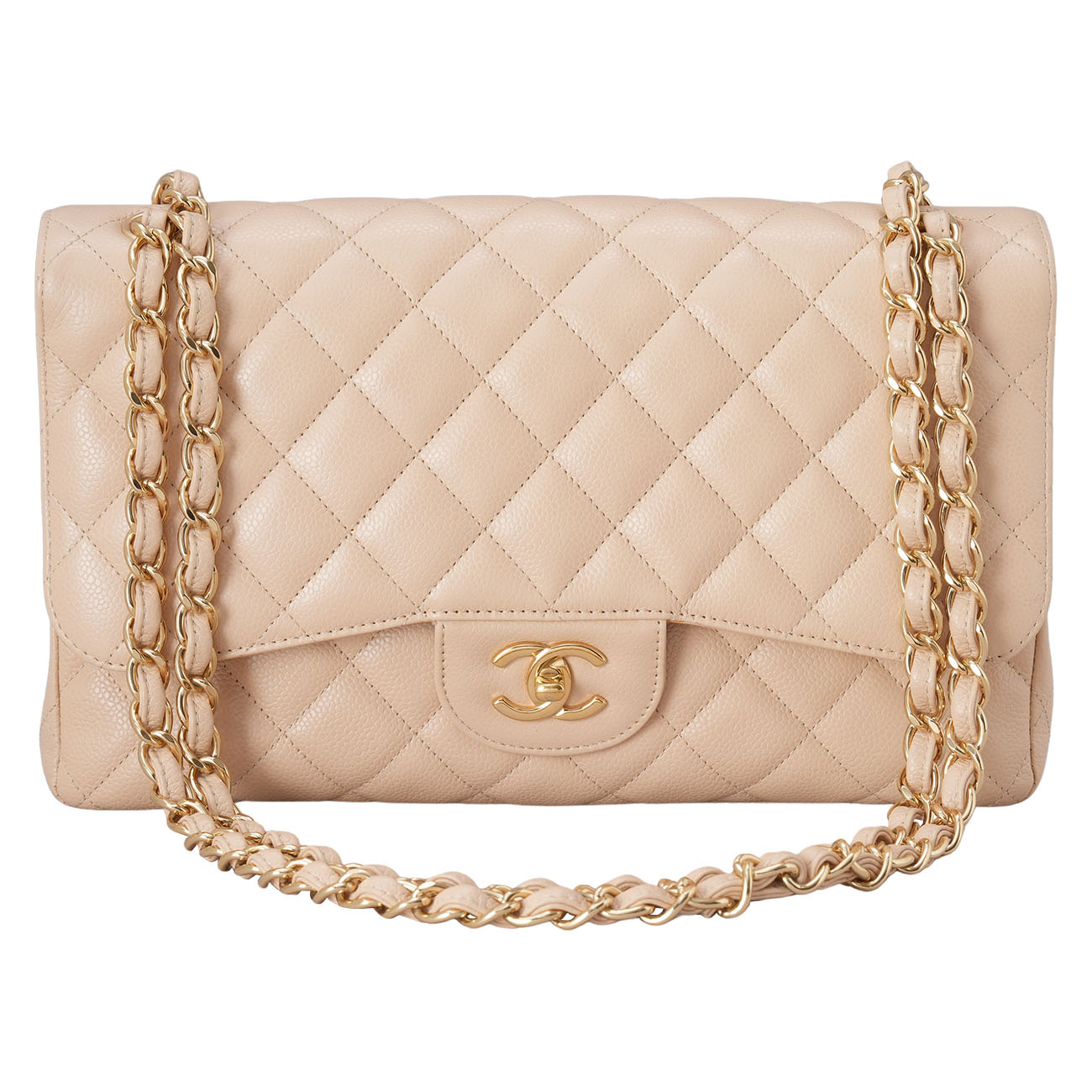 CHANEL(USED)샤넬 캐비어 클래식 점보 플랩백