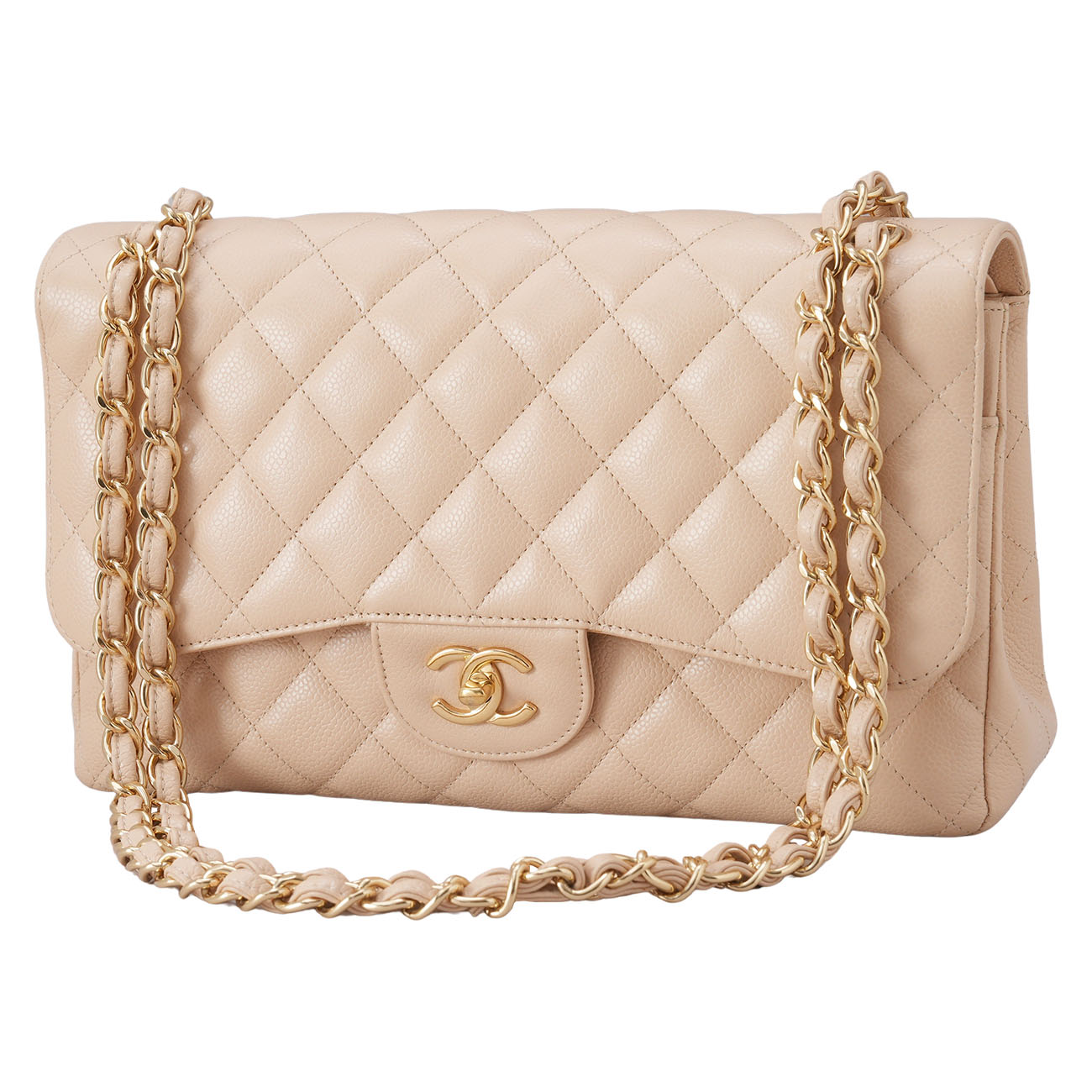 CHANEL(USED)샤넬 캐비어 클래식 점보 플랩백