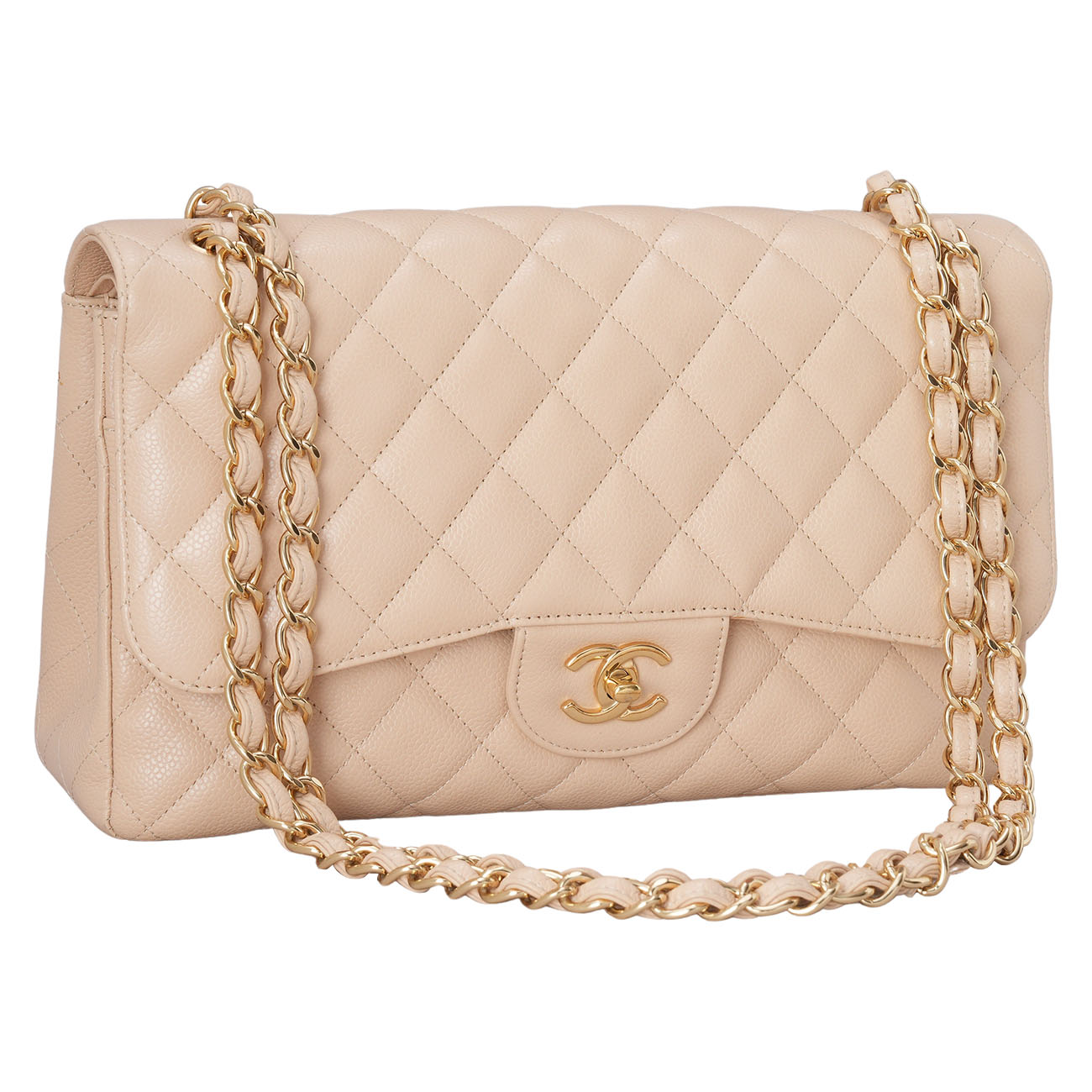 CHANEL(USED)샤넬 캐비어 클래식 점보 플랩백