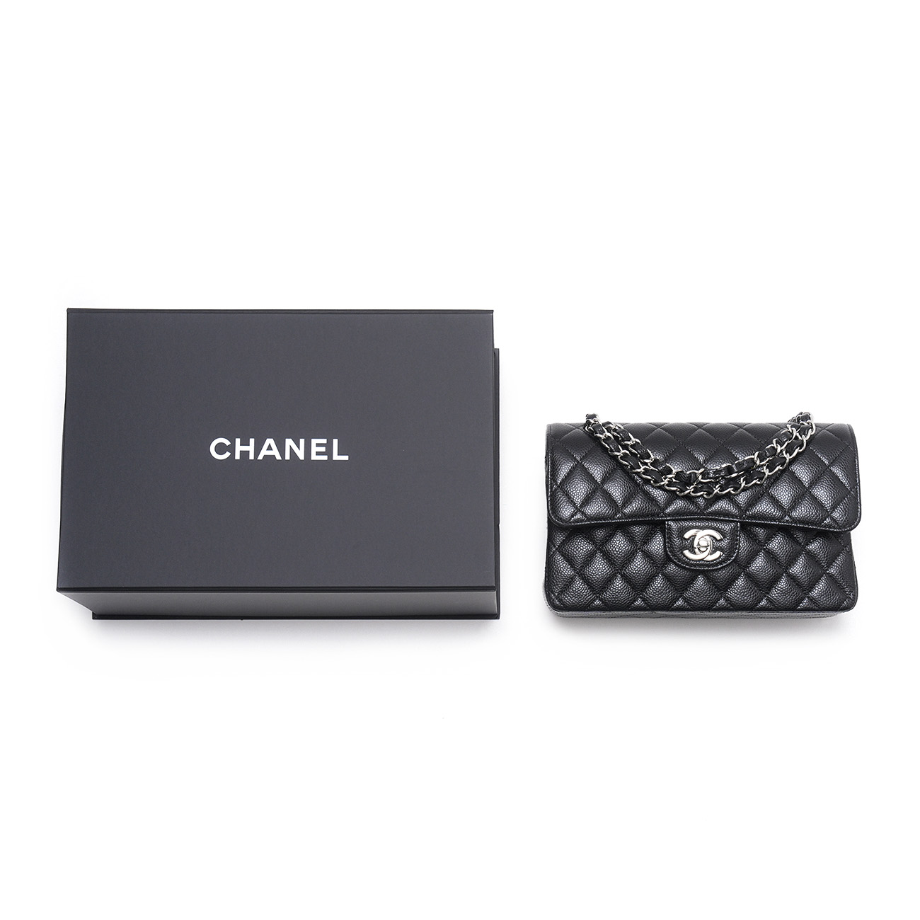 CHANEL(USED)샤넬 캐비어 클래식 스몰 플랩백