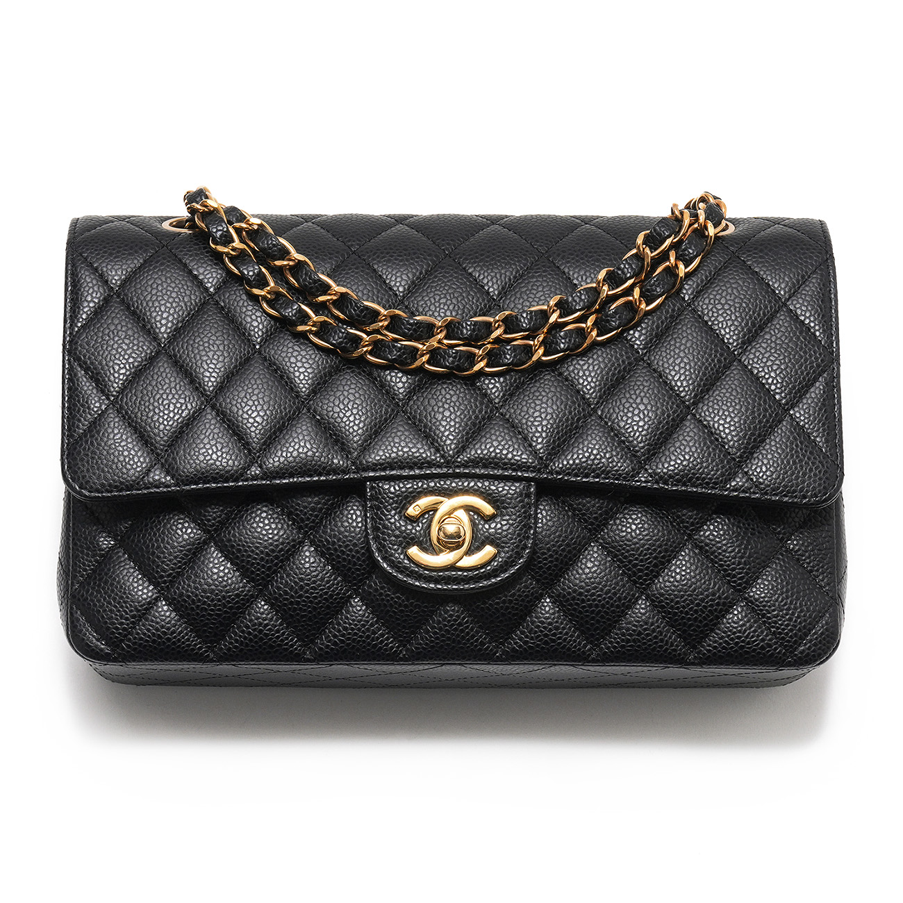 CHANEL(USED)샤넬 캐비어 클래식 미듐 플랩백