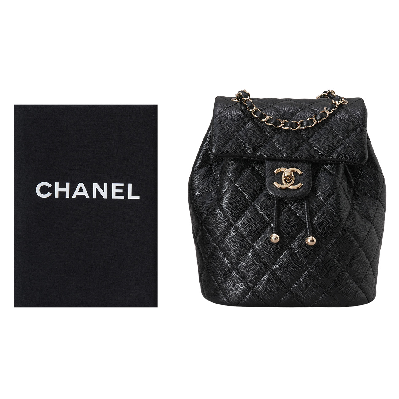 CHANEL(USED)샤넬 AS4058 캐비어 어반스프릿 백팩 미듐