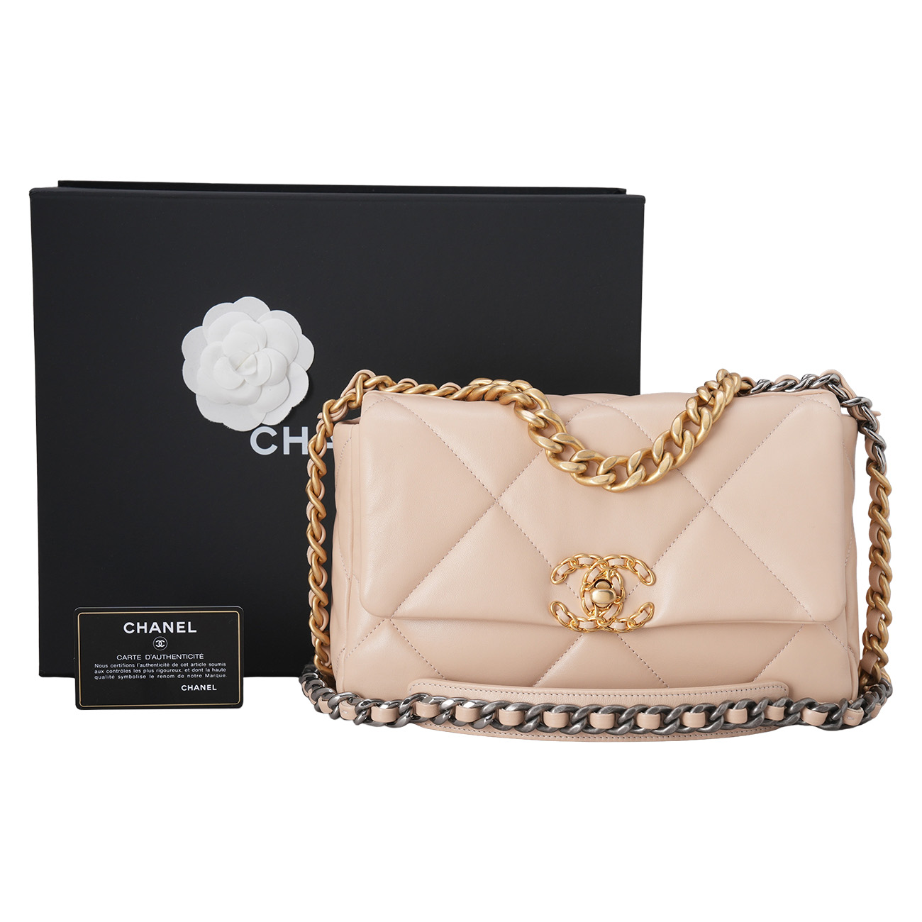 CHANEL(USED)샤넬 AS1160 19백 미듐