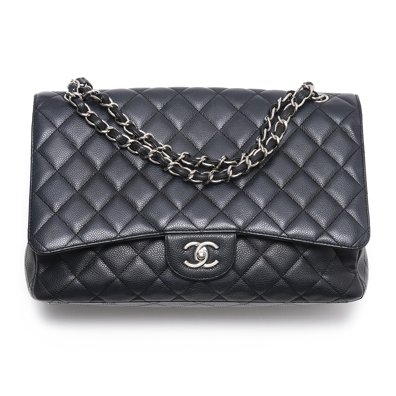 CHANEL(USED)샤넬 캐비어 클래식 맥시 원플랩백