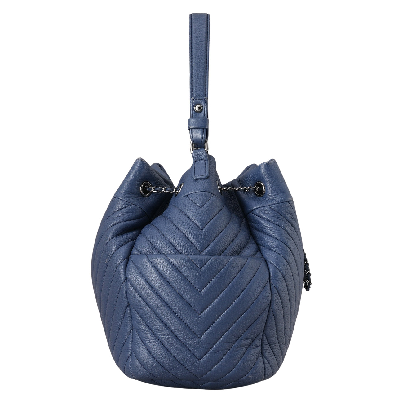 CHANEL(USED)샤넬 시즌 드로스트링 버킷