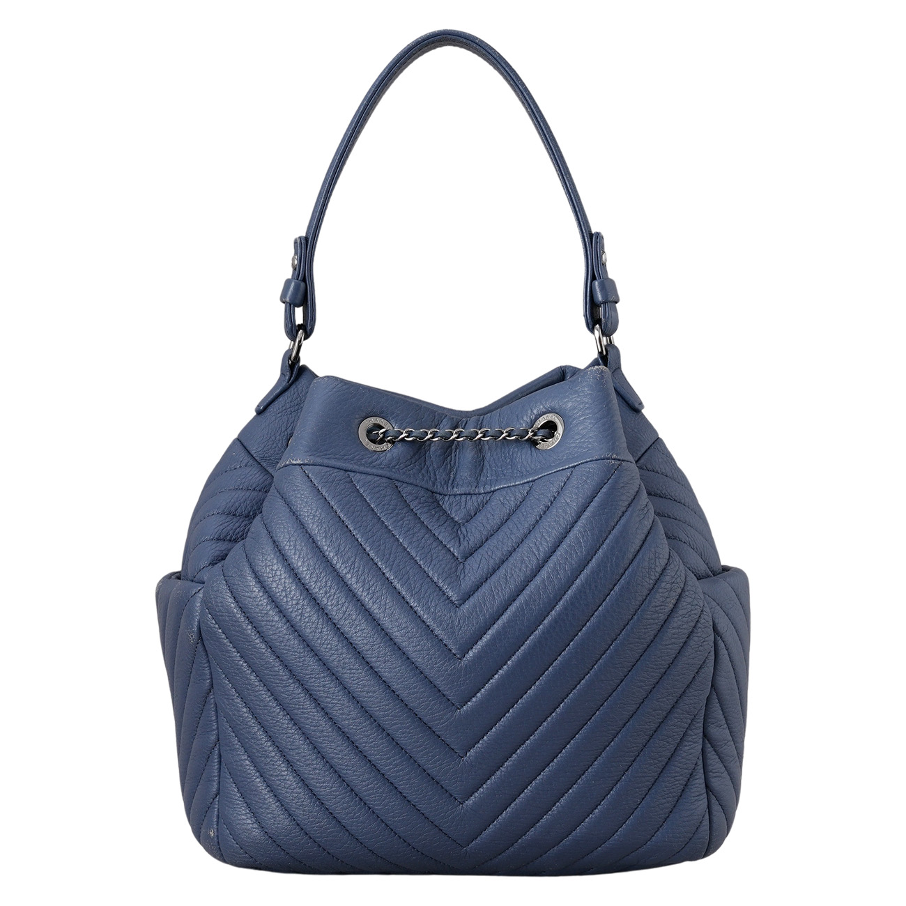 CHANEL(USED)샤넬 시즌 드로스트링 버킷