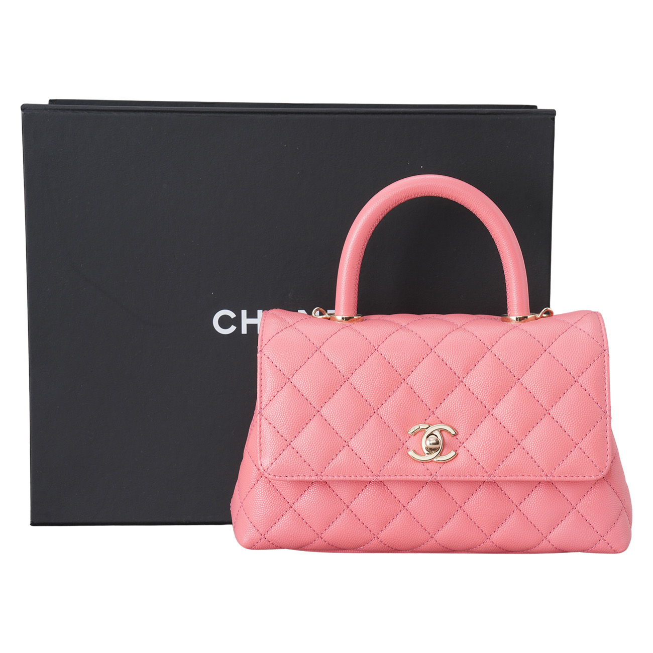 CHANEL(USED)샤넬 캐비어 코코핸들 스몰