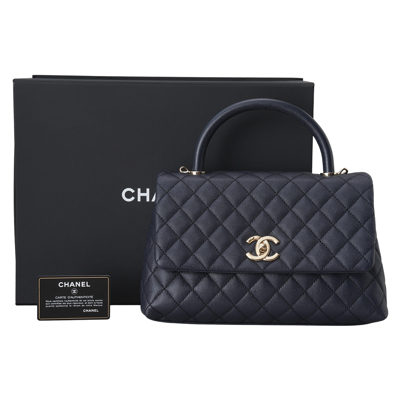 CHANEL(USED)샤넬 코코핸들 미듐