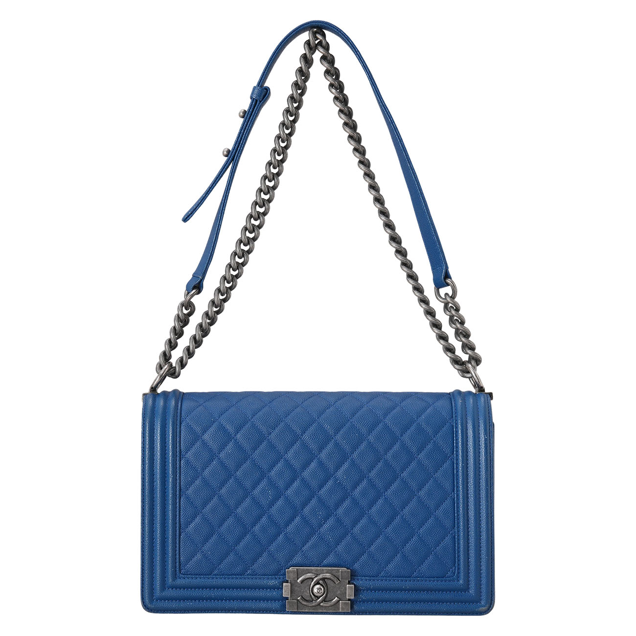 CHANEL(USED)샤넬 A92193 캐비어 보이샤넬 뉴미듐 플랩백