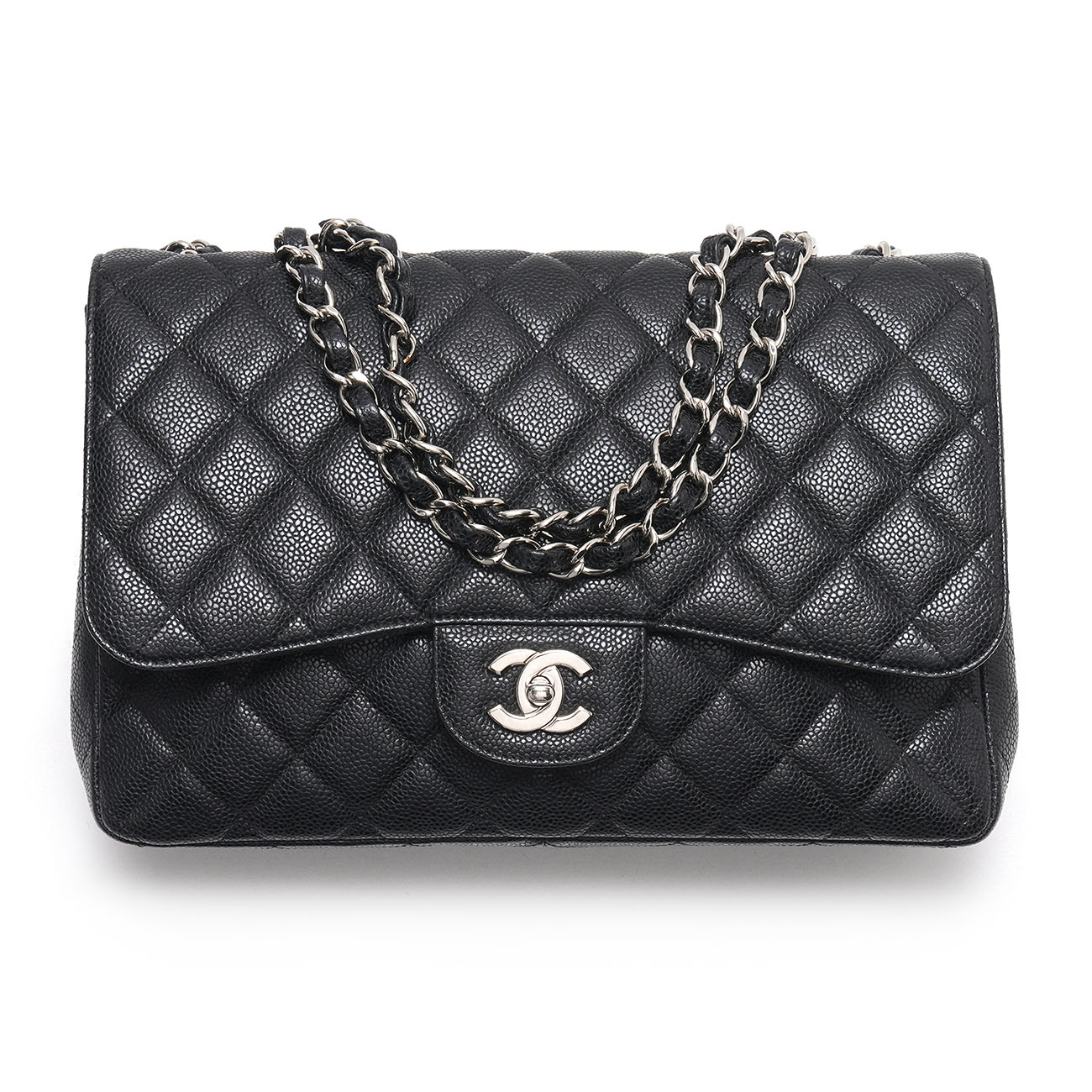 CHANEL(USED)샤넬 캐비어 클래식 라지 원 플랩백