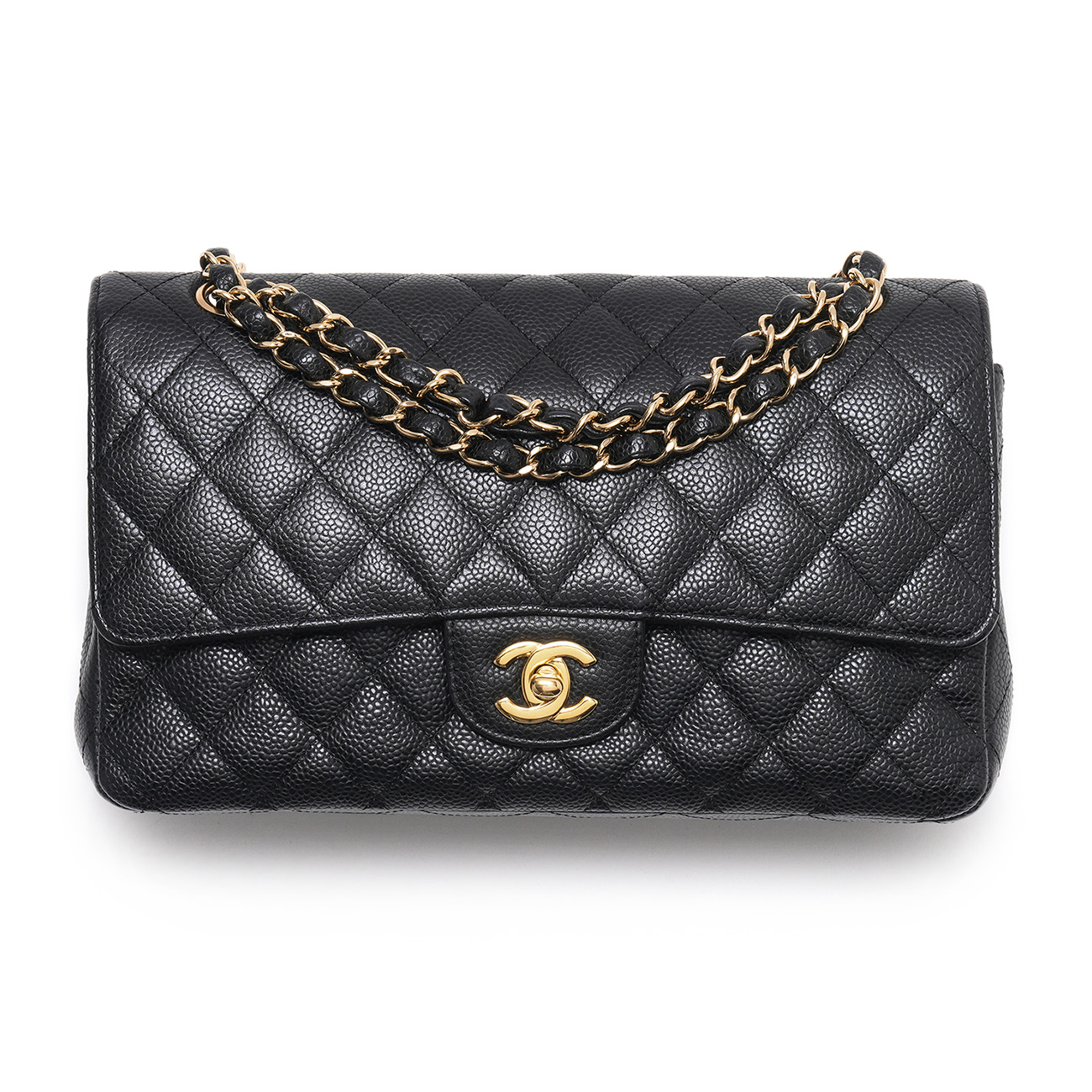 CHANEL(USED)샤넬 캐비어 클래식 미듐