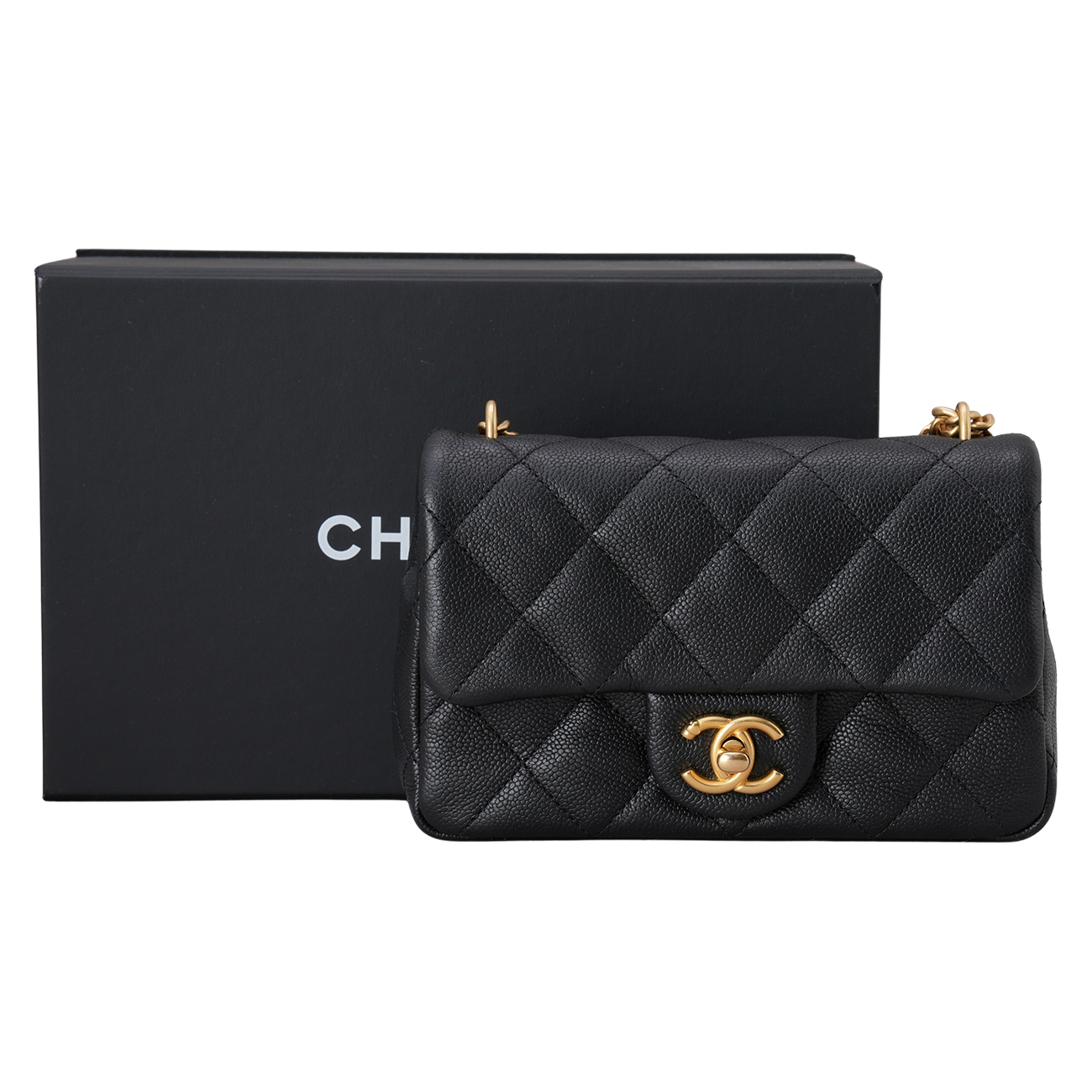 CHANEL(USED)샤넬 AS3828 캐비어 뉴미니 하트볼 크로스백