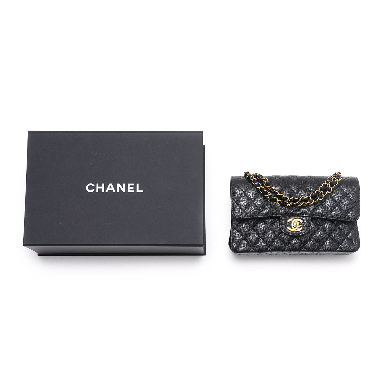 CHANEL(USED)샤넬 캐비어 클래식 스몰 플랩백